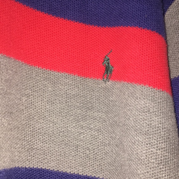 vtg polo RL striped turtleneck - Picture 2 of 5